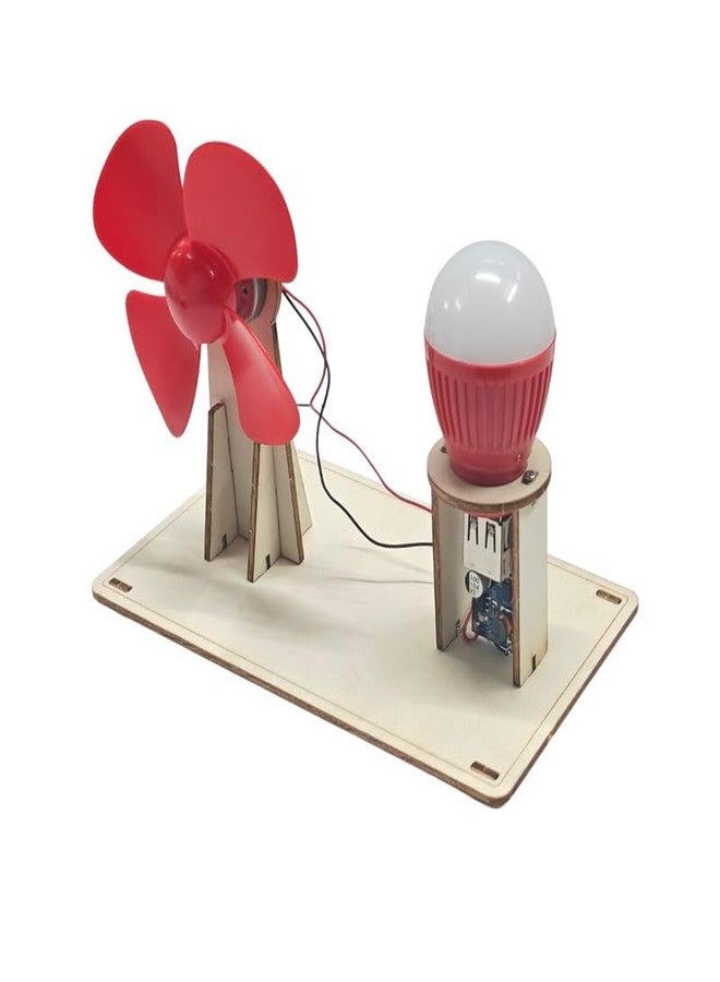ESPtronics DIY Wind Mill Physics Kit - Working Model Science Project Materials for School Kids Experiment - Image 1